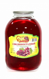 Сок виноградный красный