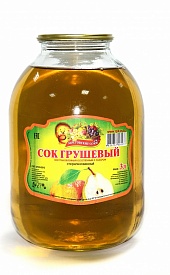 Сок грушевый осветленный