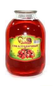 Сок клубничный осветленный